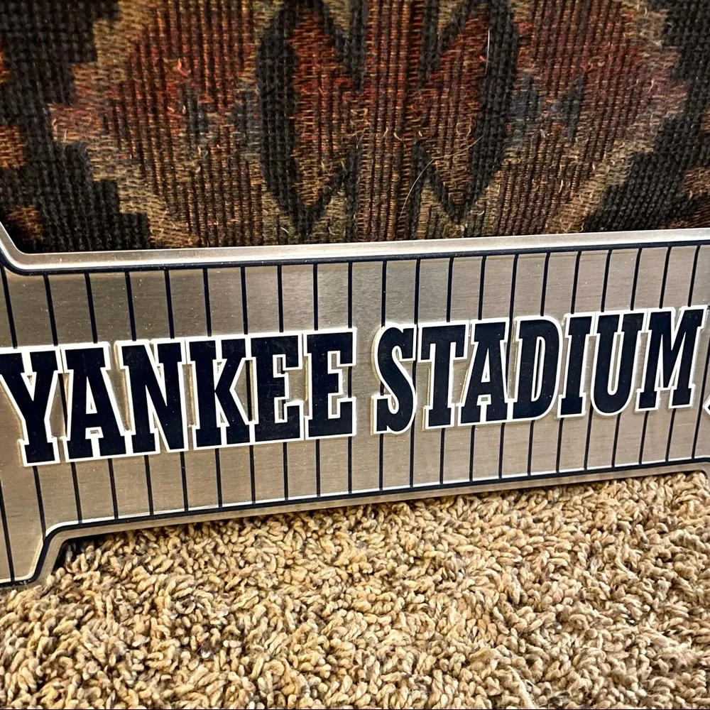 NEW Yankee Stadium Arrow Baseball Metal Sign